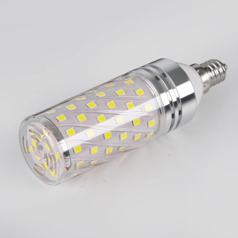 16W E12 LED Corn Bulb Light 6000K Candelabra Ceiling Fan Lamp Daylight White gallery