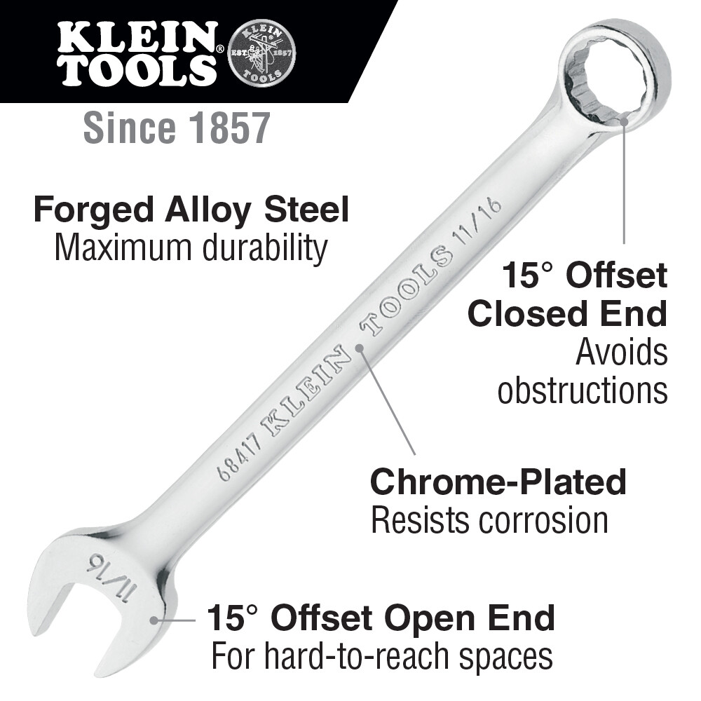 Klein Tools 68419 13/16-Inch Combination Wrench gallery