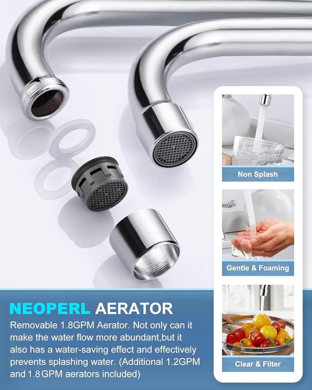 Utility Laundry Sink Faucet,Laundry Room Faucets for Utility Sink 4 inch gallery