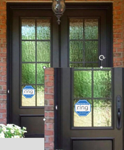 Ring Doorbell Decal Sticker Security Camera Door Window Decal gallery