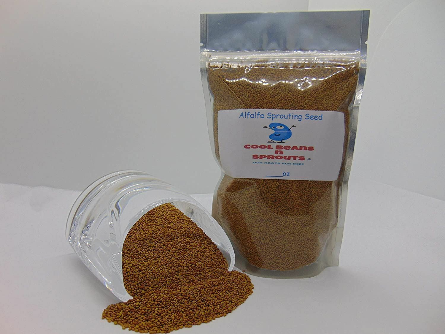 Alfalfa Microgreen Seeds-"COOL BEANS n SPROUTS" Brand - Home Gardening. gallery