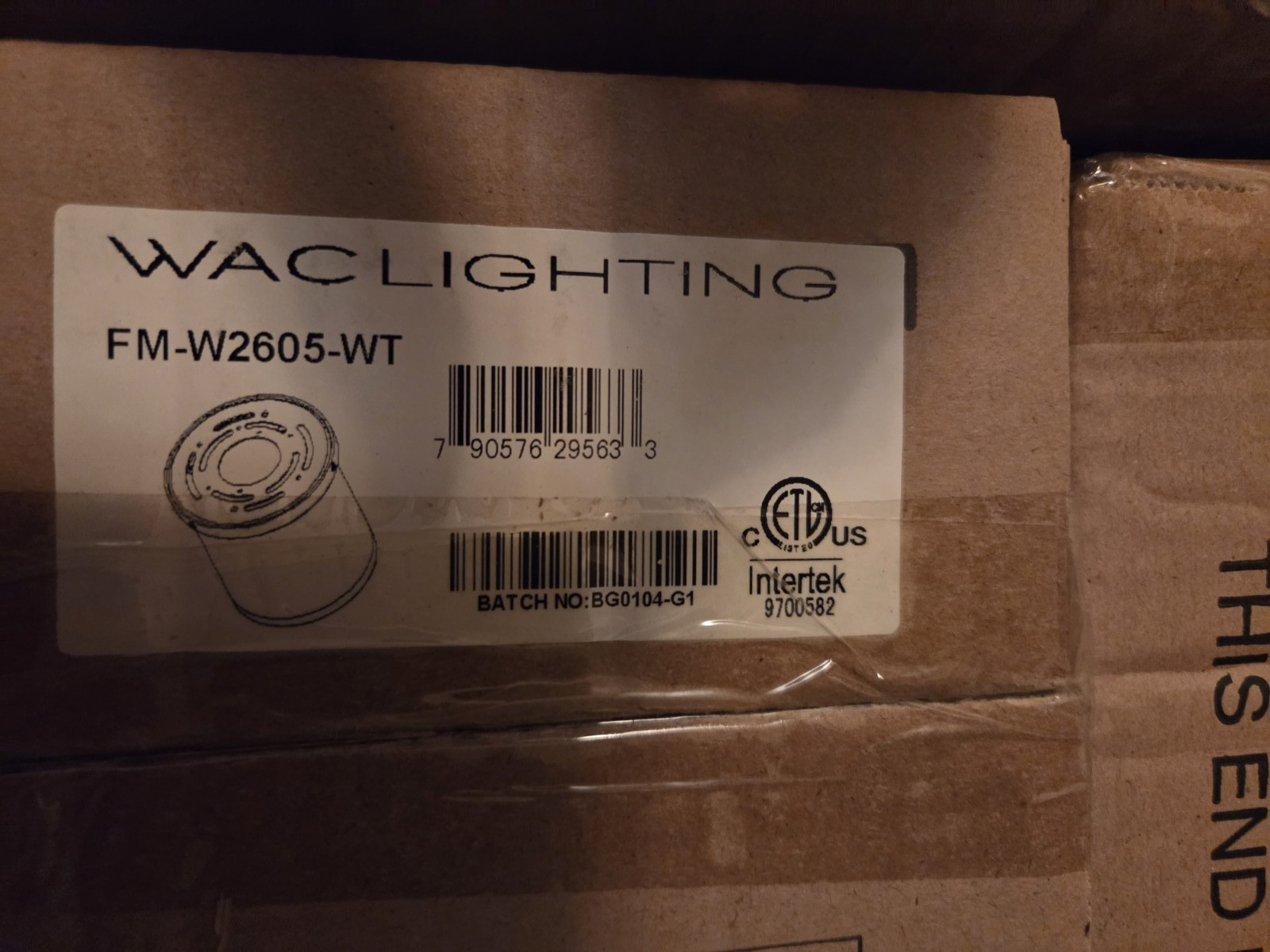 WAC Lighting Tube 5" Ceiling Mount 3000K Model FM-W2605 Indoor/Outdoor LED gallery