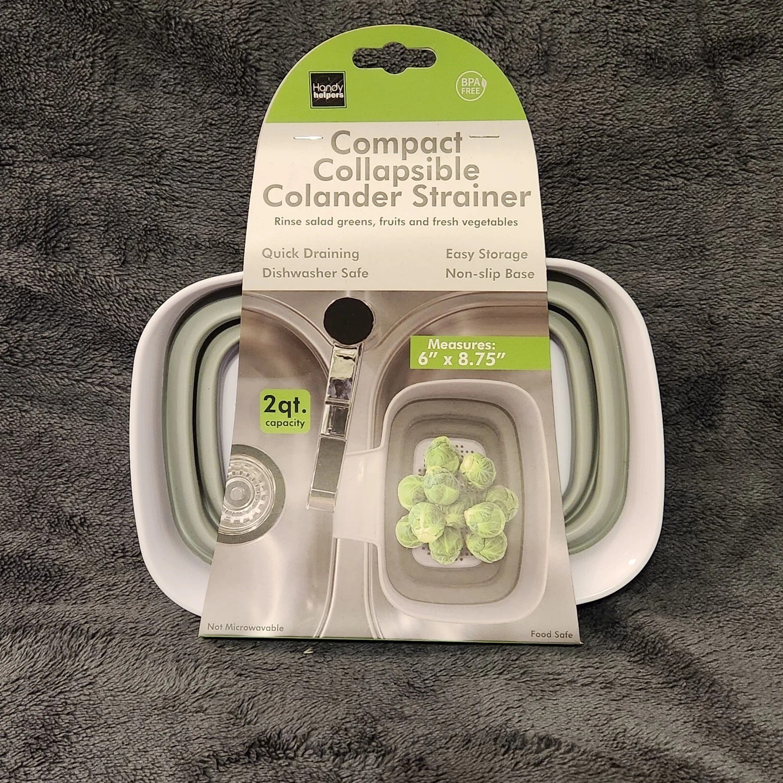 Handy Helpers Compact Collapsible Colander Strainer gallery