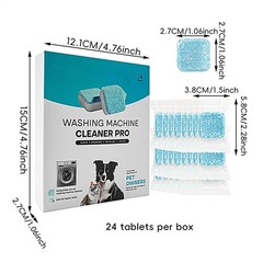 Uproot Clean Washing Machine Cleaner Tablets – 24 Pack for a 12 Month Supply. Fo