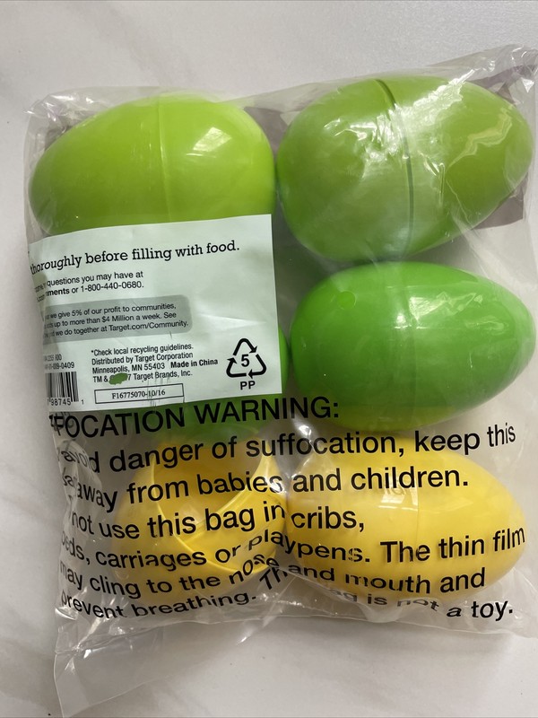 48 3" X 2 Inch Spritz Plastic Fillable Easter Eggs Multi Color New gallery