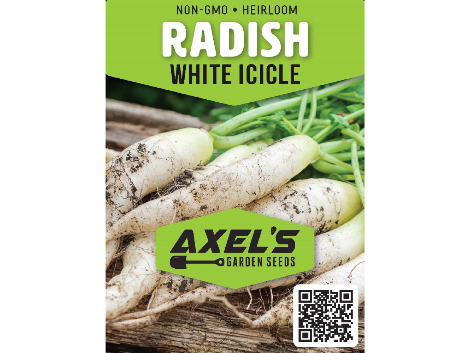 Radish Seeds - Fast Growing Heirloom Non GMO, Free Shipping, White Icicle gallery