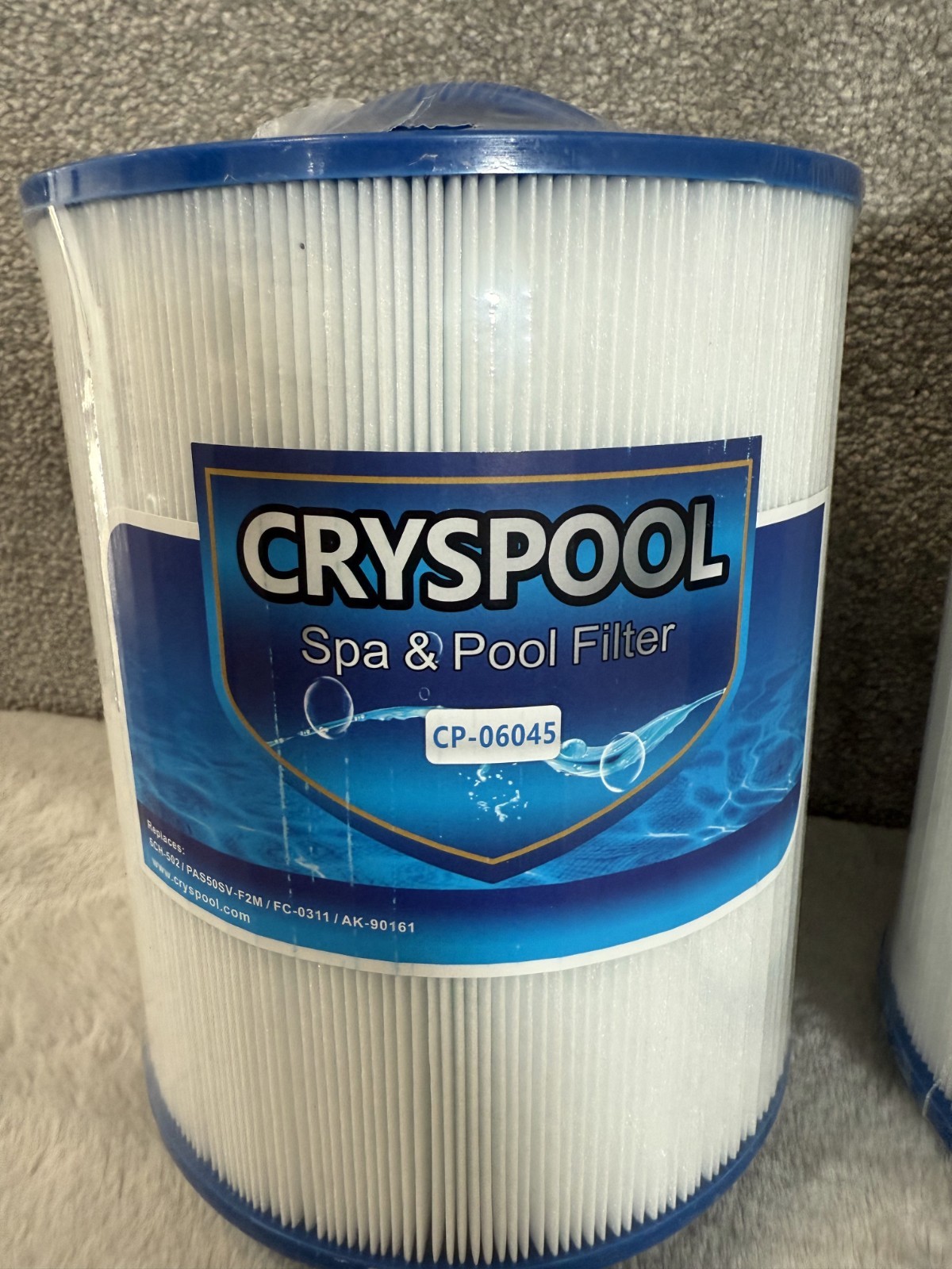 Cryspool CP-06045 Spa Pool Filter Cartridge 50 Sq. Ft for Artesian Spas 2-Pack gallery