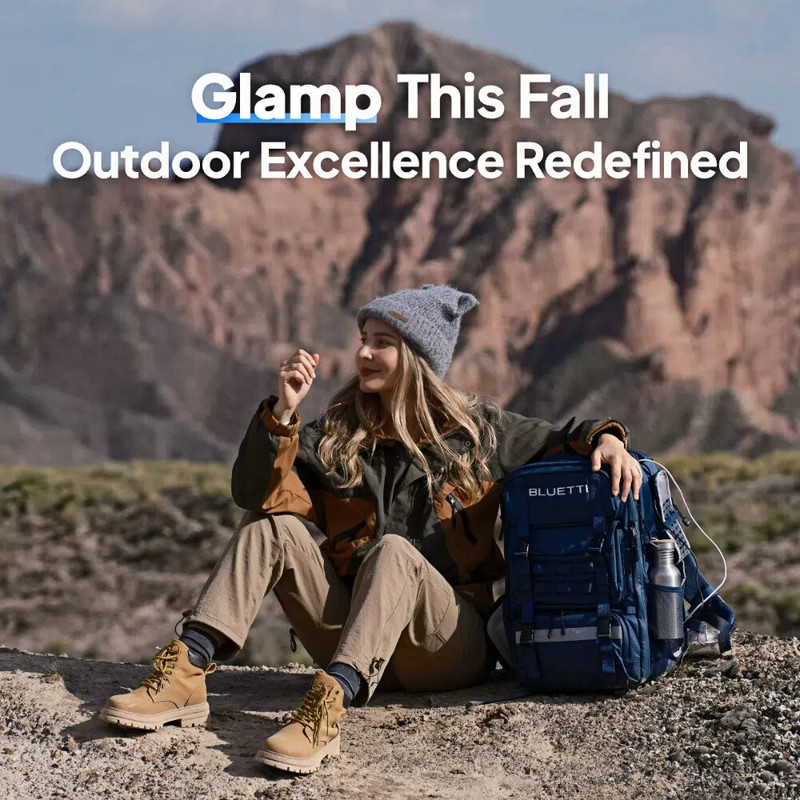 BLUETTI Handsfree 2 Backpack Power Station 700W 512Wh for Climbing/Photography gallery