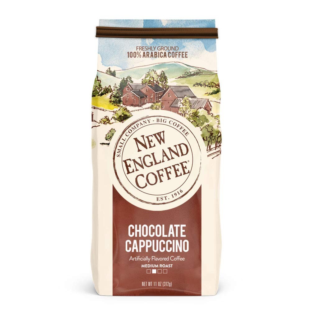 New England Coffee Chocolate Cappuccino Medium Roast 11 Ounce (Pack of 1) gallery