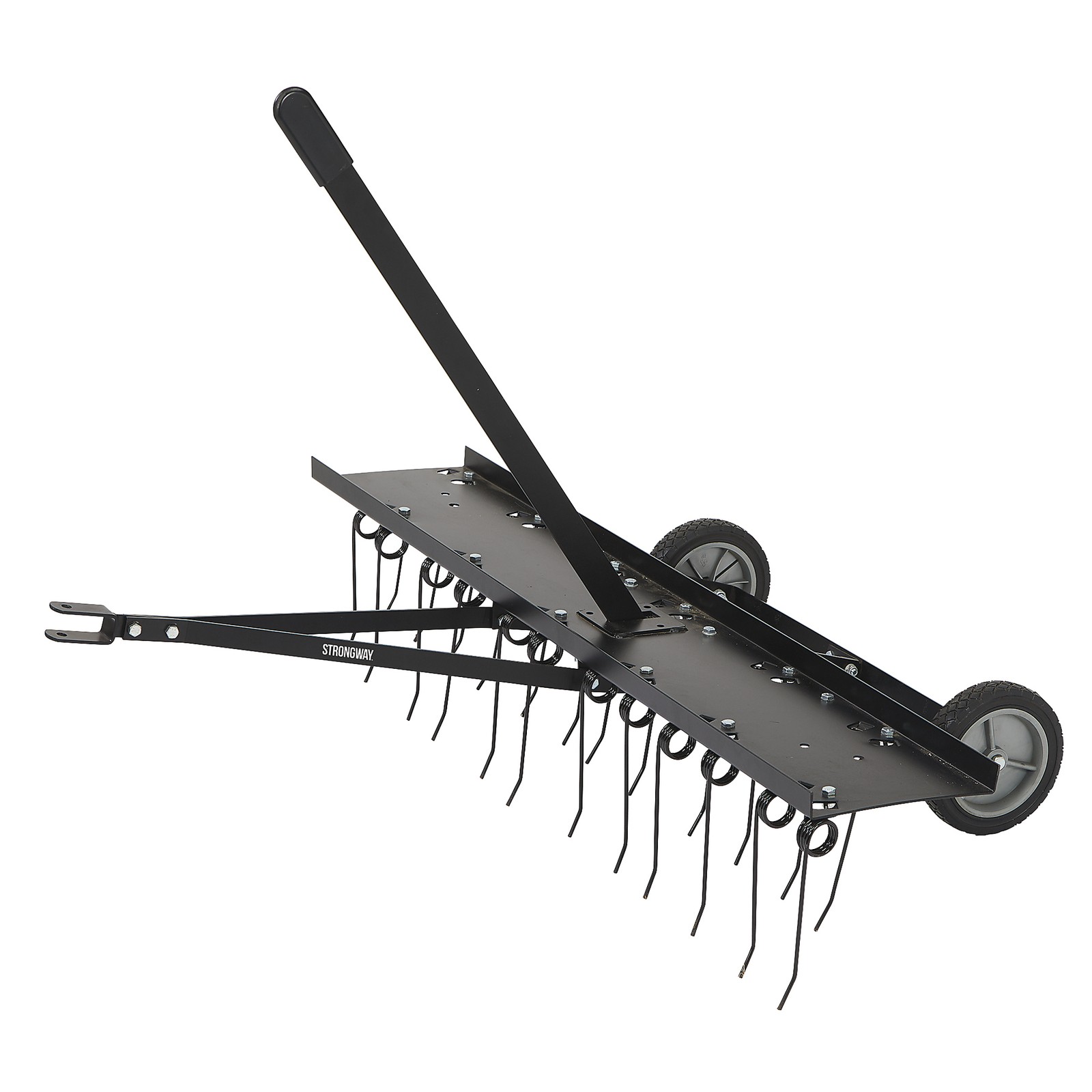 Strongway 48in. Tow-Behind Lawn Dethatcher, 24 Tines, 2 Tine Rows, 7in. Poly gallery