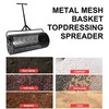Compost Spreader Peat Moss Spreader 16/24/36'' Lawn Garden Care Manure Roller gallery