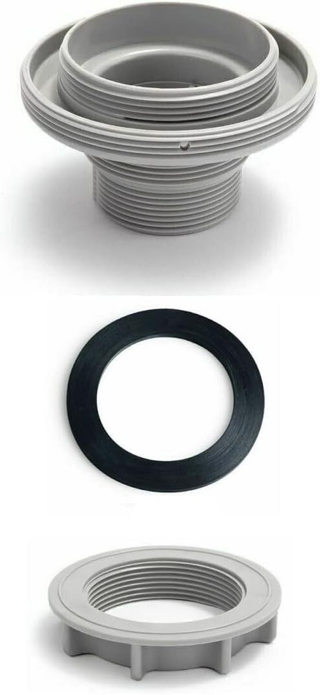 Pool Threaded Strainer Connector Kit, for Intex Above Ground Swimming Pool Hose