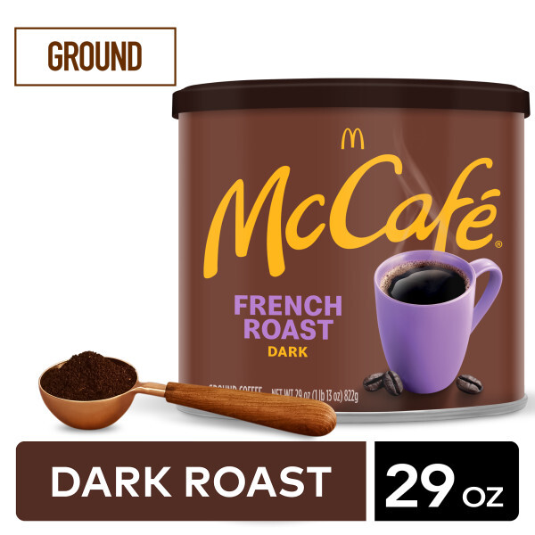 McCafe French Roast, Ground Coffee, Dark Roast, 29oz. Canned gallery