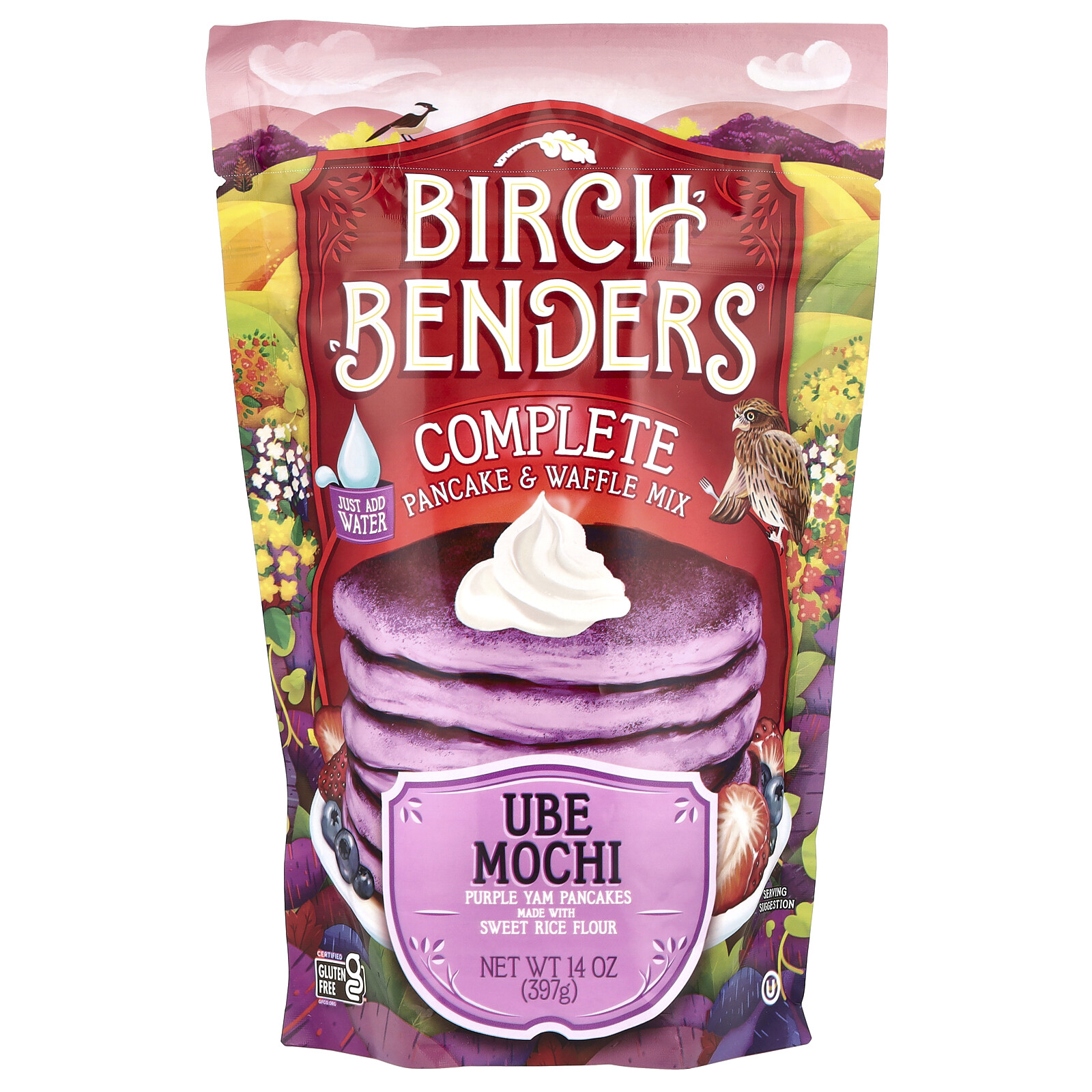 Complete Pancake & Waffle Mix, Ube Mochi, 14 oz (397 g) gallery