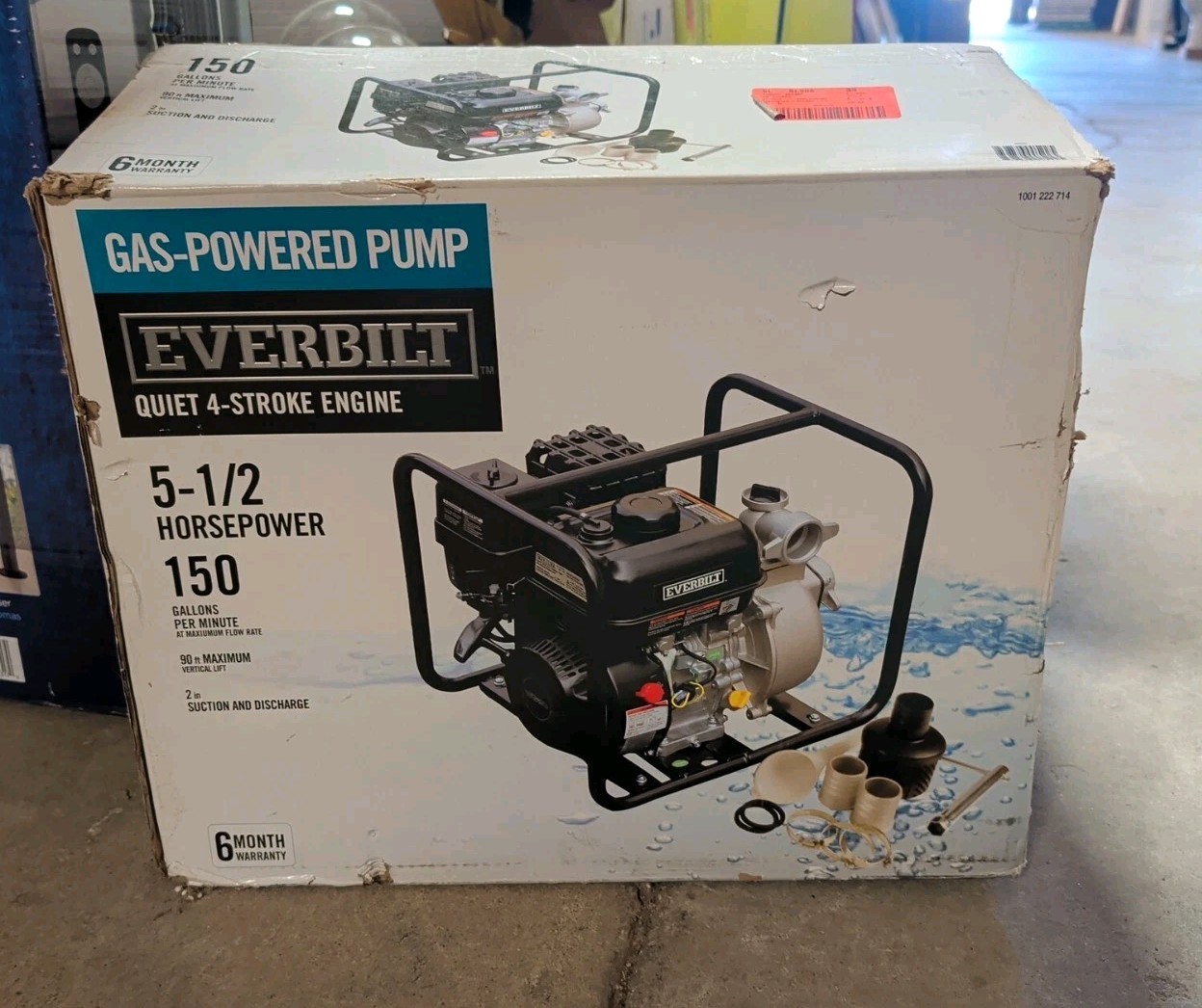 Everbilt 5.5 HP Gas-Powered Utility Pump gallery