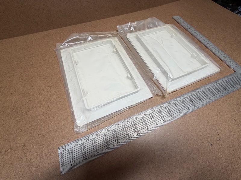 ProPlus 2 Plastic Access Panels 6 x 9 inch White Sealed Package Commercial Grade gallery