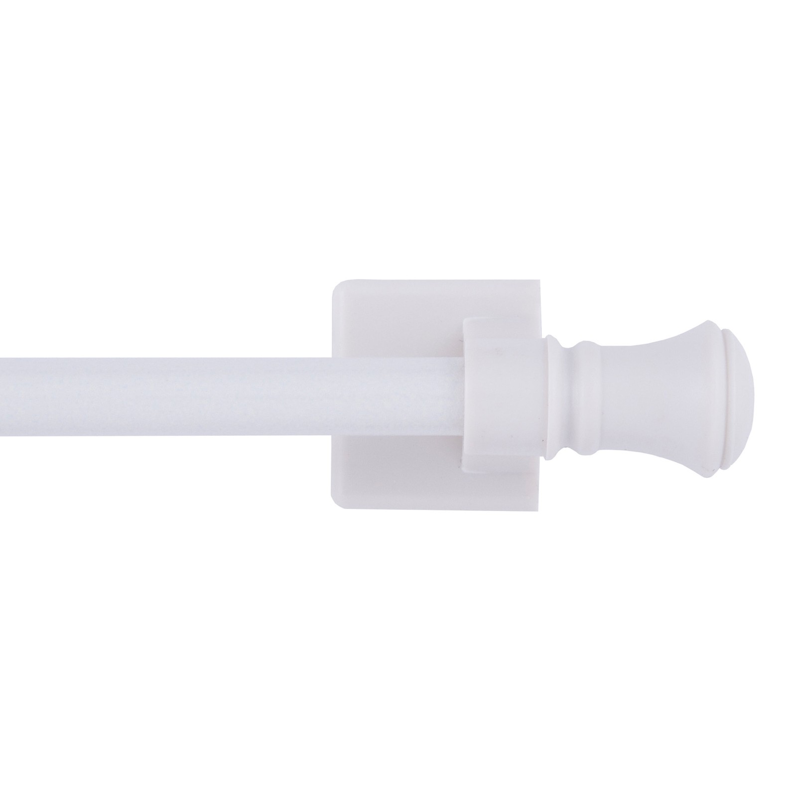 Mainstays 16-28 in. Cameron Adjustable Steel/Plastic Magnetic Drapery Rod gallery