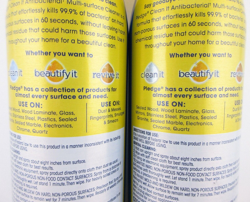 Pledge Antibac Multi Surface Cleaner, CITRUS, 9.7 oz ea, 2 pk - FREE SHIPPING!!! gallery