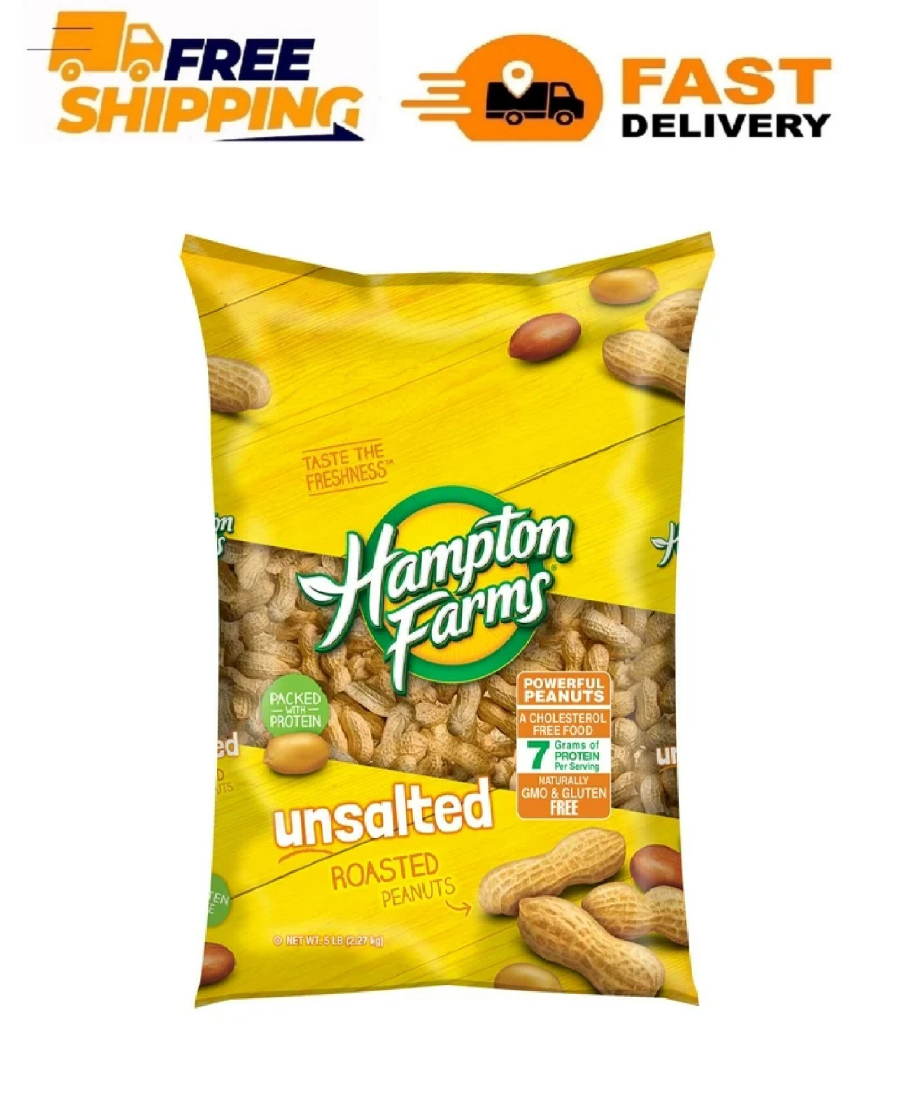Hampton Farms Unsalted In-Shell Peanuts (5 lbs.) gallery
