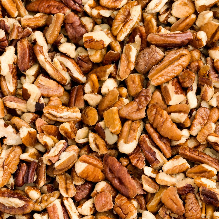 Raw Shelled Pecans Halves & Pieces Bulk Size Wholesale Lots * 1 3 5 10 20+ LBS gallery