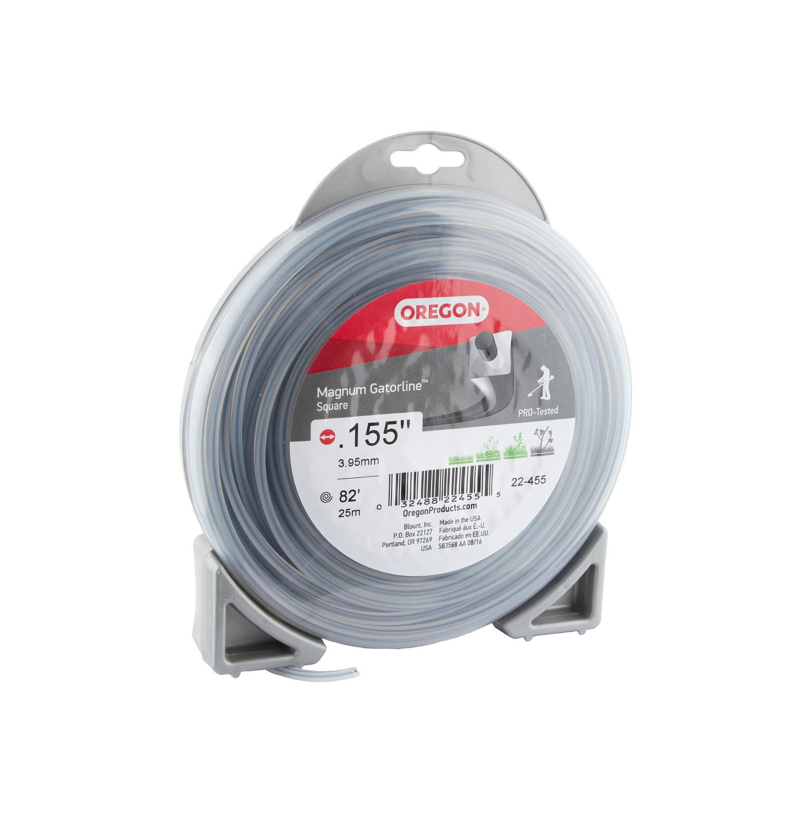 Oregon Magnum Gatorline Square Trimmer Line, .155 1Lb Donut | 22-455 gallery