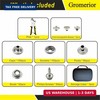 Snap Fastener Tool with Case 100 Sets 15mm Stainless Steel Snaps for Boat Cover gallery