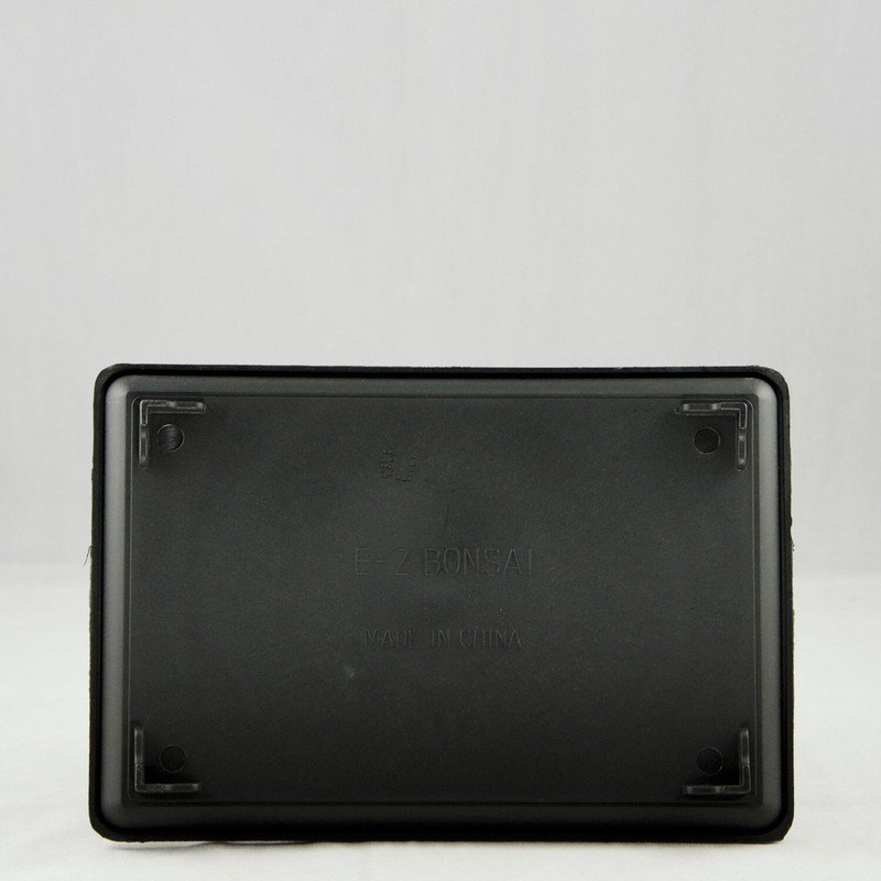 1 Rectangular Black Plastic Humidity/Drip Tray for Bonsai Tree 9"x 6"x 1" gallery