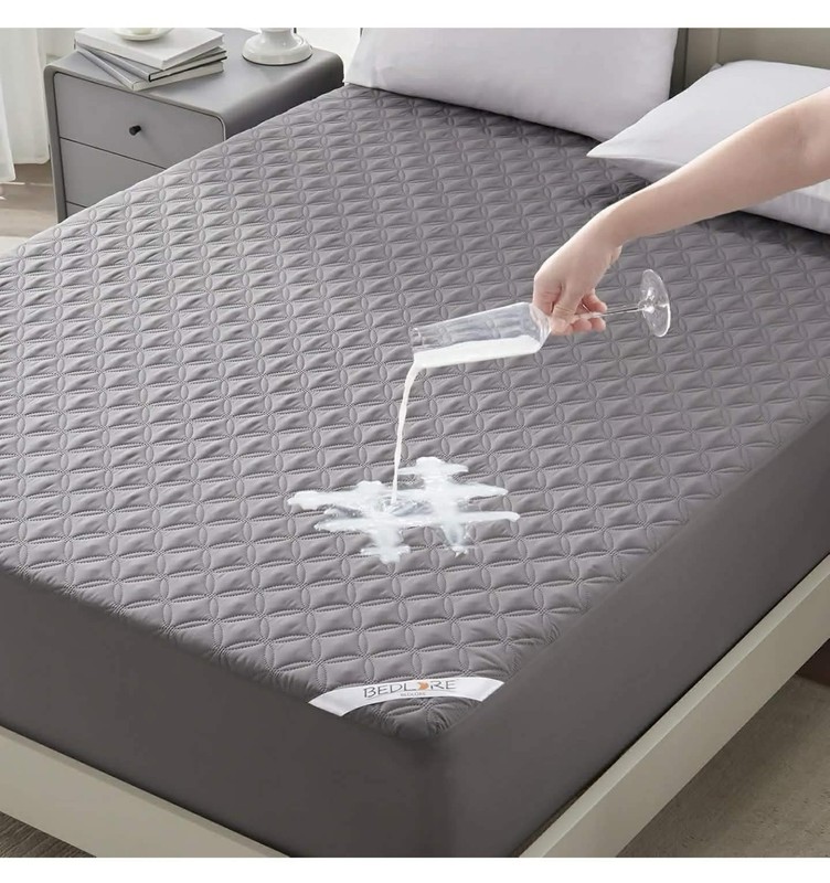 BEDLORE Waterproof Mattress Protector, Queen Size Mattress Pad Noiseless with De gallery