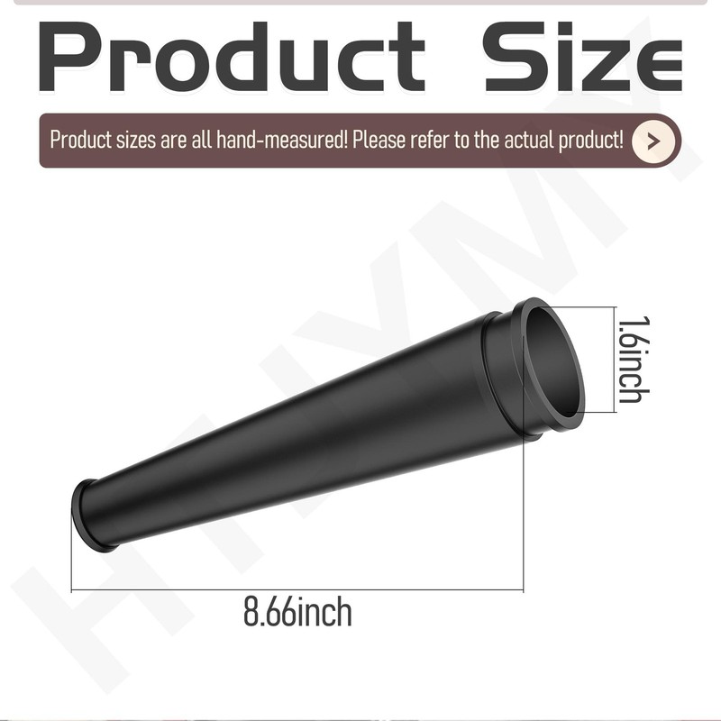 Black Rubber Blower Nozzle Replacement 123245-4 for Makita 2 x 3 x 2 Inch gallery