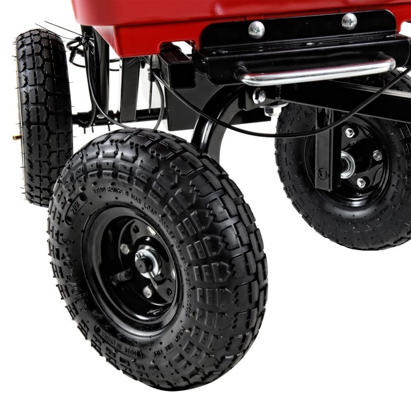 10" Tires Wheelbarrow Electric Powered Utility Cart Quick-Release Dumping Cart gallery