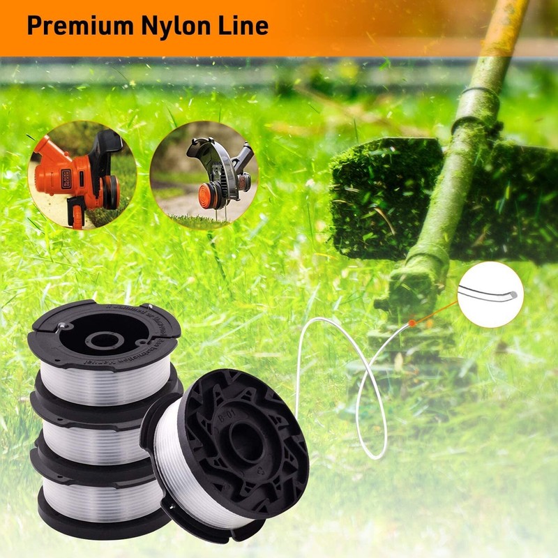 065 String Trimmer Line Replacement Spool Weed Eater Cap for Black and Decker gallery