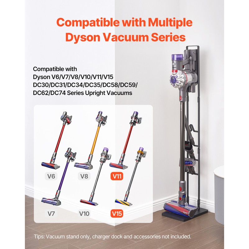 Vacuum Stand for Dyson Multi-Models Stable Storage Bracket Holder with 4 gallery