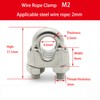 Wire Rope Clamp Thimble Simplex Duplex 2mm 3mm 4mm 5mm 304 Stainless Steel gallery