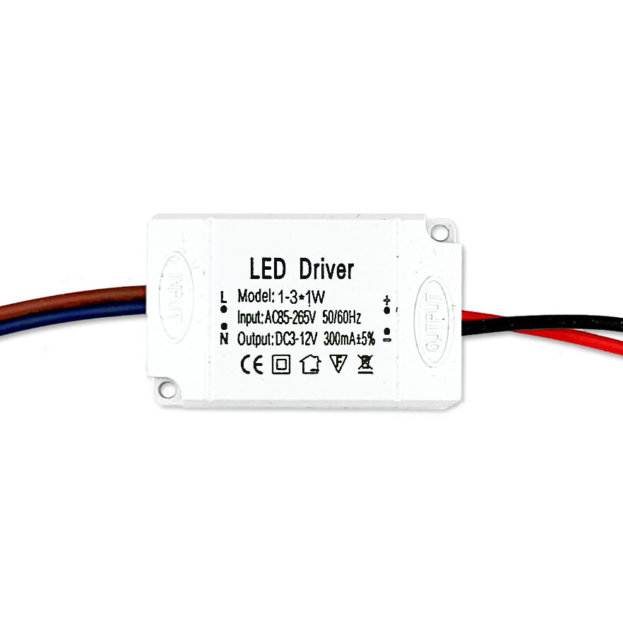 LED Driver 1W- 3W AC 85V/265V DC 3V-12V Transformer Power Adapter Home Converter gallery