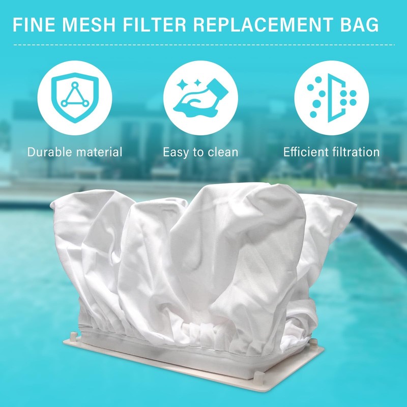 Pool Cleaner Filter Bag Replacement for Aquafirst & Aquabot Pool Cleaner, Mesh gallery