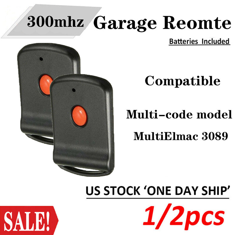 2x For 3089 Multi-Code Multicode 308911 Linear MCS308911 300mhz Remote Set gallery
