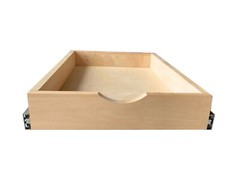 Kitchen Slide Out Cabinet Shelf Pull Out Wood Drawer Storage W21xD21 soft close