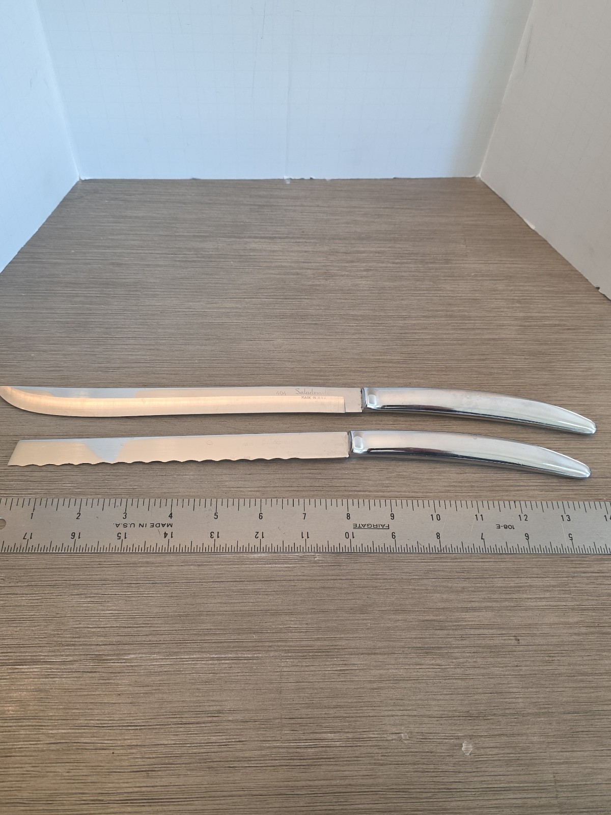 Saladmaster 404 406 Stainless Steel Knife Utensil Set USA gallery