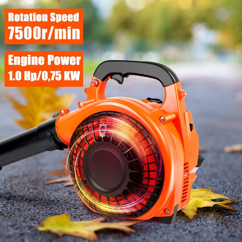Backpack Leaf Blower Gas Powered Snow Blower 665CFM 270MPH 43CC 2-Stroke 3HP NEW gallery