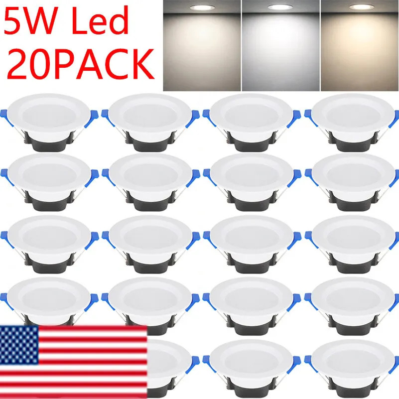 5W LED Ceiling Downlight Recessed Cabinet Spot Light Down Lamp with LED Driver