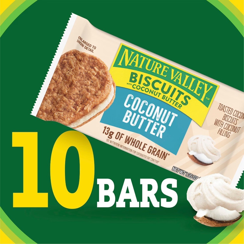 (6 pack) Biscuit Sandwiches, Coconut Butter, Snack Bars, 10 Bars, 13.5 oz gallery