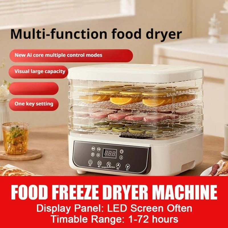 5 Trays Food Dehydrator Machine Stackable Fruit Dryer Adjustable Temperature gallery