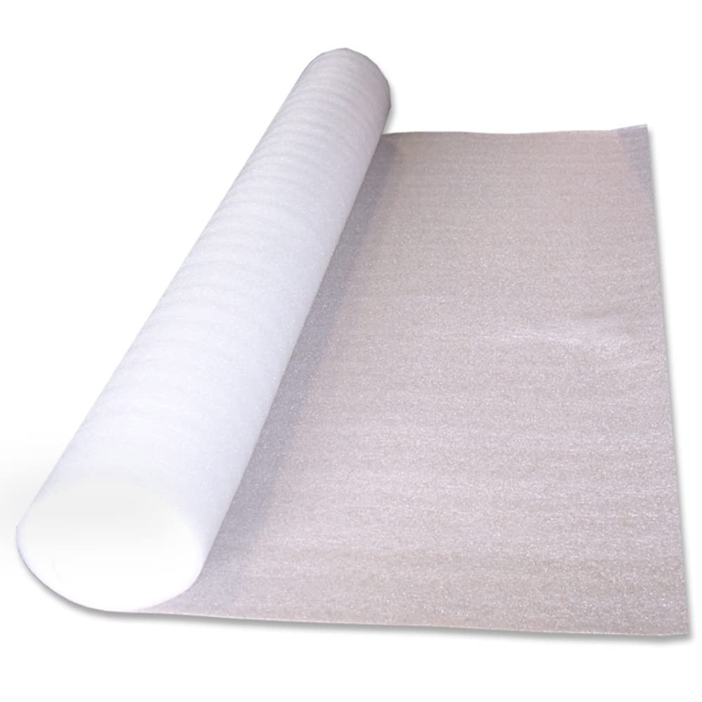 PolyFoam Multipurpose Foam Underlayment – 100 sq ft Roll for Laminate & Wood ...