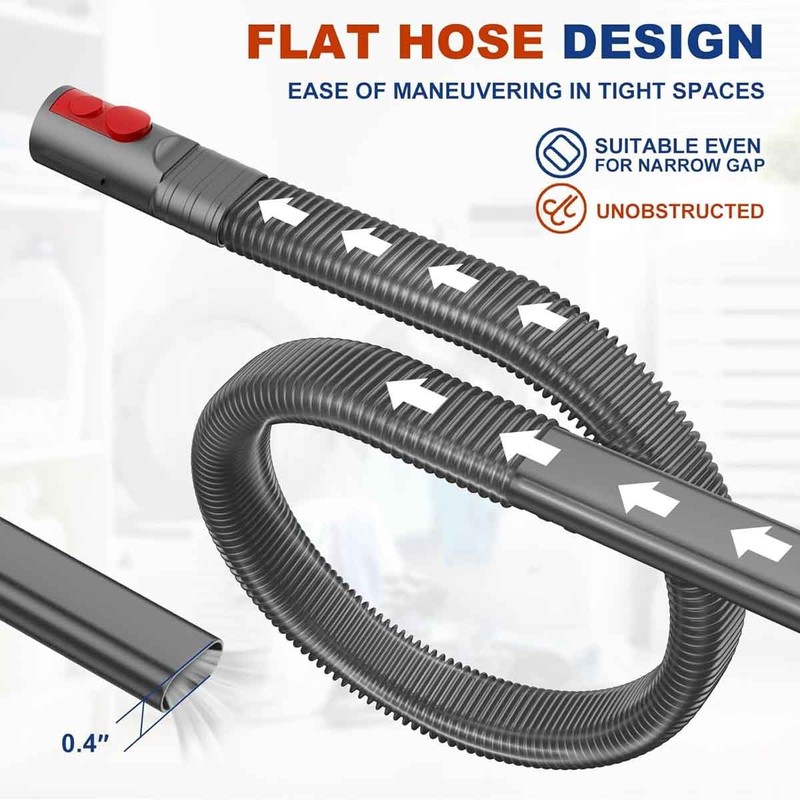 Flexible Dryer Lint Cleaning Hose for Dyson V6 V7 V8 V10 V11 V15 Vacuums gallery