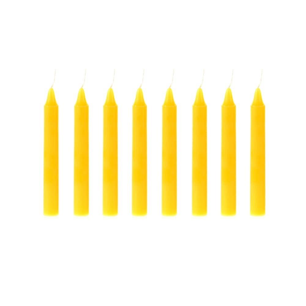 Mega Candles 8 pcs Scented Citronella Taper Candles Paraffin Wax Candle 5 In gallery