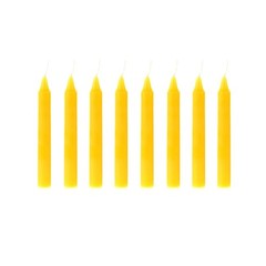Mega Candles 8 pcs Scented Citronella Taper Candles Paraffin Wax Candle 5 In
