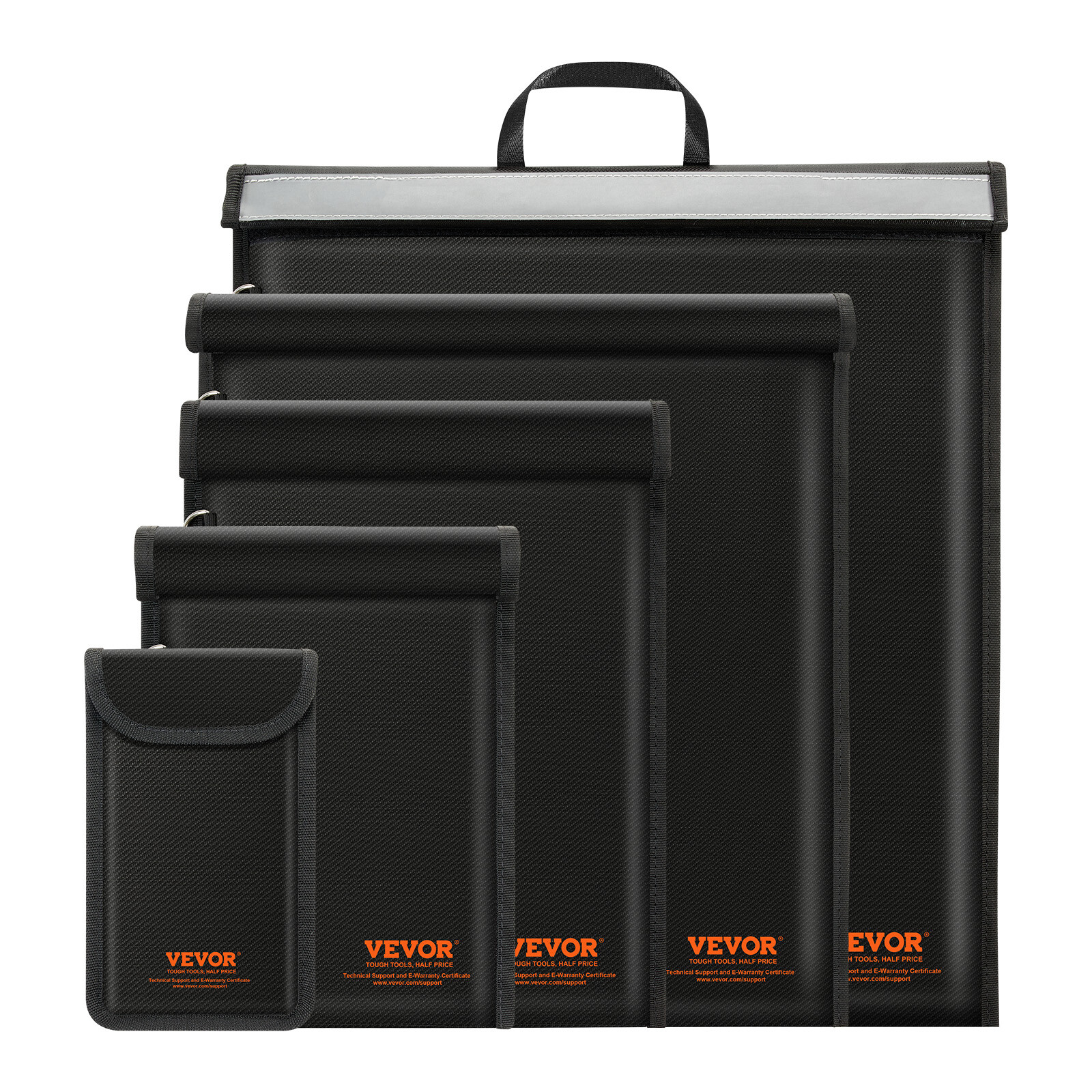 VEVOR Faraday Bag 4 Pack Signal Blocking Holder for Laptop Tablet Phone Radio XL gallery