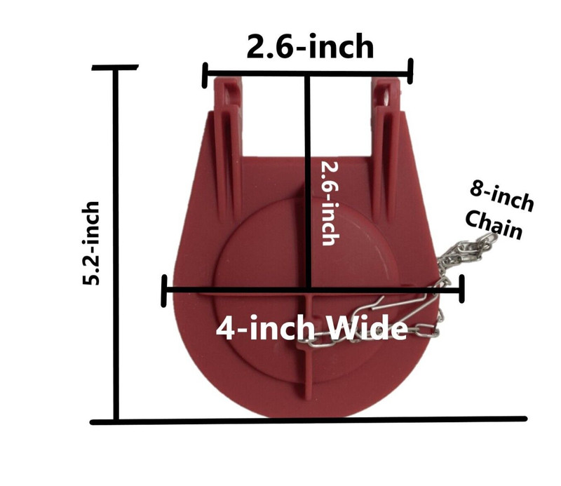 3.75 Inch-4-Inch Flapper Replacement gallery