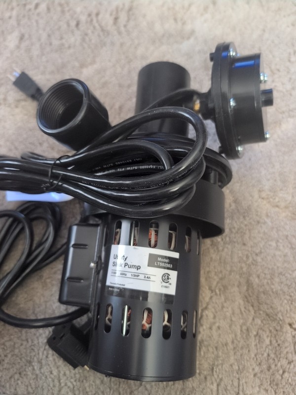 Automatic Utility Laundry Sink Pump 1/3 HP 115V Model # LTS02503 gallery