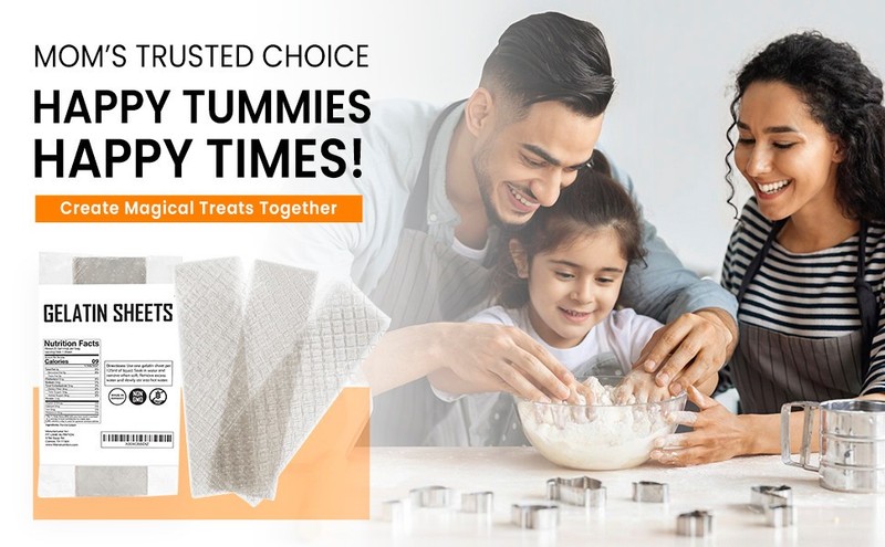Silver Gelatin Sheets for Baking – 25 Count (63 Grams) – Unflavored gallery